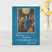 聖霊降臨 聖母 マリア 使徒たち カード (黄色い花)