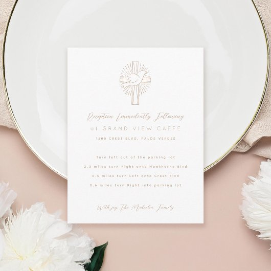 聖霊鳩クロス写真確認 エンクロージャーカード