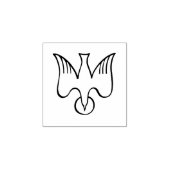 聖霊鳩ゴム印 ラバースタンプ (インプリント)