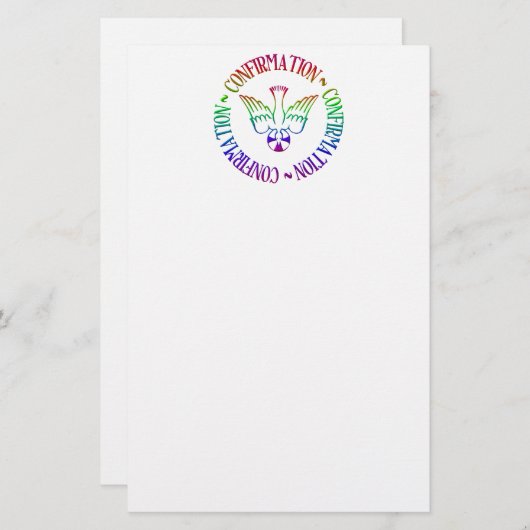 聖霊 – 確認 便箋 (正面/裏面)