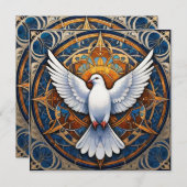 聖霊（鳩） 1 招待状 (正面/裏面)