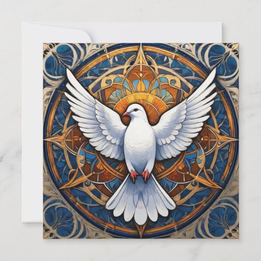 聖霊(鳩) 1 招待状 (裏面)