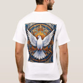 聖霊(鳩) 1 Tシャツ (裏面)