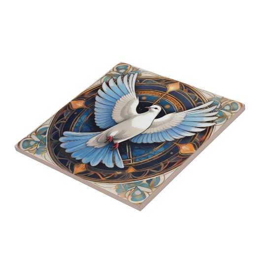 聖霊（鳩） 2 タイル (側面)