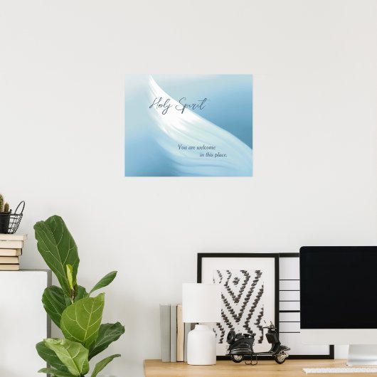 聖霊You are Welcome Canvas Print ポスター (ホームオフィス)