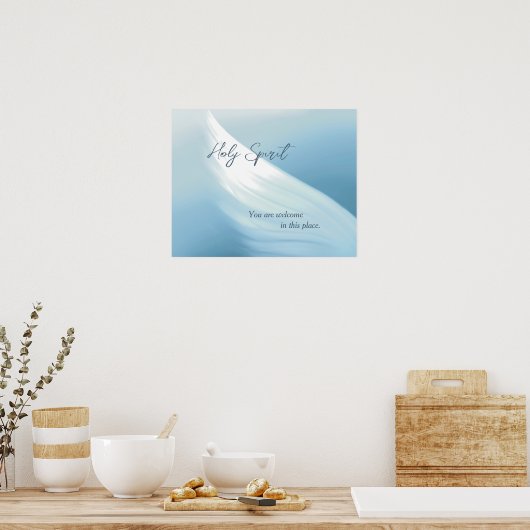聖霊You are Welcome Canvas Print ポスター (キッチン)