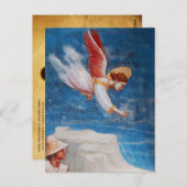 聖飛んでいるの天使ヨアヒムの夢、羊飼い ポストカード (正面/裏面)