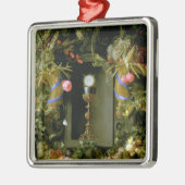 聖餐のコップおよびホスト メタルオーナメント (左)