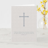 聖餐の祈りの言葉 カード (黄色い花)