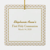 聖餐の祈りの言葉 セラミックオーナメント (裏面)