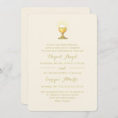 聖餐式と確認の聖餐式 招待状 (正面/裏面)