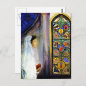 聖餐式におけるシモーネ・フェイのポートレート ポストカード (正面/裏面)