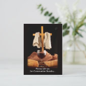 「聖餐式にご参加ください」はがき ポストカード (スタンド正面)