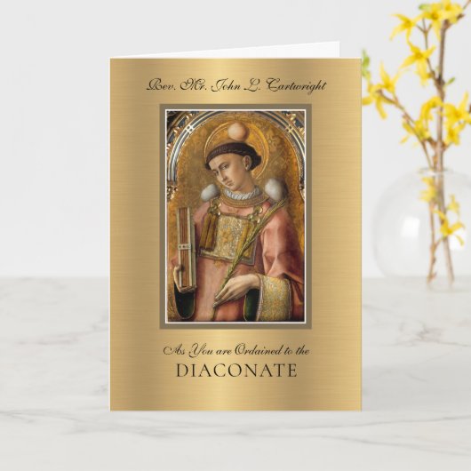 聖餐式に対する戒律 カード (黄色い花)