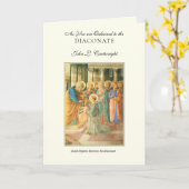 聖餐式に対する戒律 カード (黄色い花)