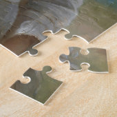 聖餐式に白い絹のドレスを着た少女 ジグソーパズル (側面)