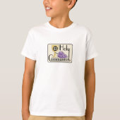 聖餐式のブドウと杯(カスタマイズ可能) Tシャツ (正面)