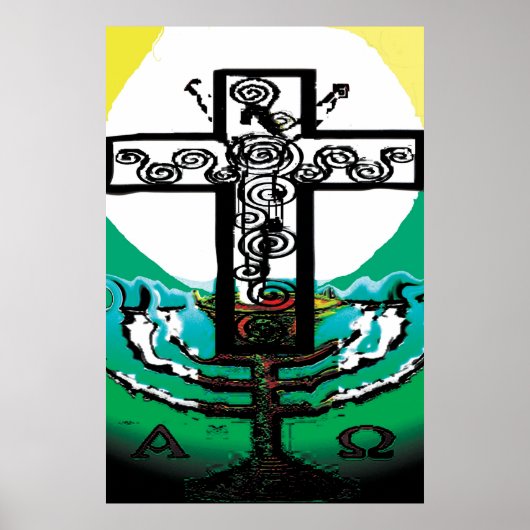 聖餐式の中のイエス ポスター (正面)