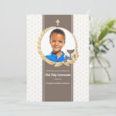 聖餐式の写真の招待状 招待状 (スタンド正面)