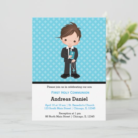 聖餐式の少年 招待状 (スタンド正面)