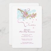 聖餐式の招待状 招待状 (正面/裏面)