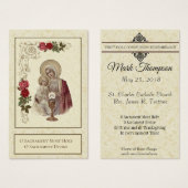 聖餐式の最初のヴァージンメリーイエス (正面&裏面)