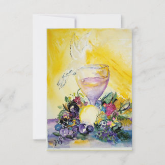 聖餐式の最初の告知カード 案内状