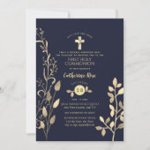 聖餐式の最初の招待状ボーイズ・ブルー・バース 招待状 (正面)