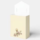 聖餐式の最初の聖餐式のホストピンクの花 フェイバーボックス (オープン)