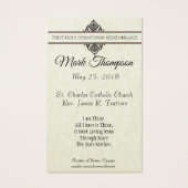 聖餐式の最初の聖餐式 (裏面)