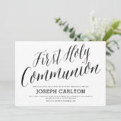 聖餐式の最初の聖餐式 招待状 (スタンド正面)