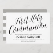 聖餐式の最初の聖餐式 招待状 (正面/裏面)