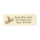 聖餐式の最初の花 ラベル (正面)