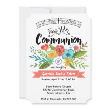 聖餐式の最初の花 |招待状