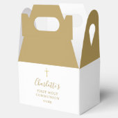 聖餐式の最初の金ゴールド署名 フェイバーボックス (オープン)