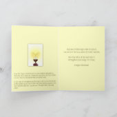 聖餐式の確証聖霊祈りの言葉 カード (内部)