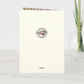 聖餐式の確認ゴッドチャイルド神の両親の休日 シーズンカード (裏面)