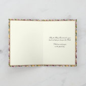 聖餐式の確認ゴッドチャイルド神の両親の休日 シーズンカード (内部)