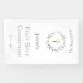 聖餐式の第一弾 横断幕 (横)