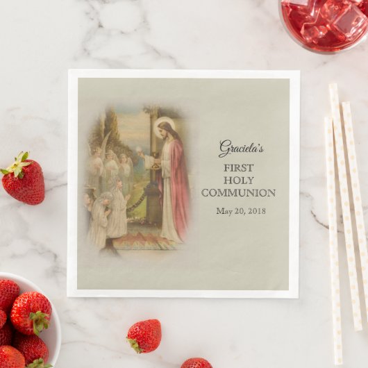 聖餐式の第一聖餐式カトリックの子イエス様の司会 (インサイチュ)