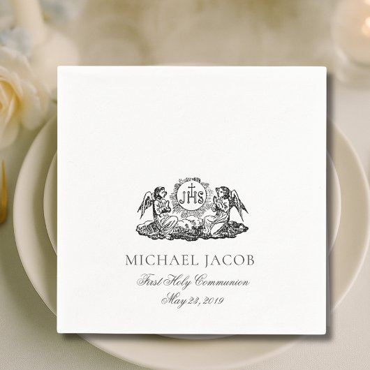 聖餐式の第一聖餐式 スタンダードカクテルナプキン