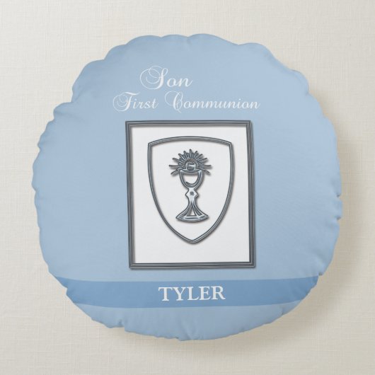 聖餐式の第一聖餐式 ラウンドクッション (正面)