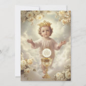 聖餐式の第一聖餐式 招待状 (裏面)