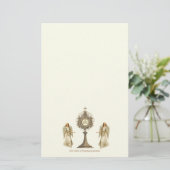 聖餐式の聖餐式（聖餐式と天使） 便箋 (スタンド正面)