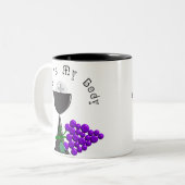 聖餐式の聖餐杯及び聖餐のホストのギフト ツートーンマグカップ (正面左)