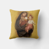 聖餐式の賛美聖母マリア・イエス・コミュニオンの夫人 クッション (裏面)