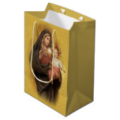 聖餐式の賛美聖母マリア・イエス・コミュニオンの夫人 ミディアムペーパーバッグ (正面アングル)