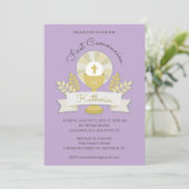 聖餐式への招待（紫） 招待状 (スタンド正面)