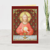 聖餐式を制定するイエス(SAU 045) カード (正面)