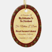 聖餐式を制定するイエス(SAU 045) セラミックオーナメント (裏面)